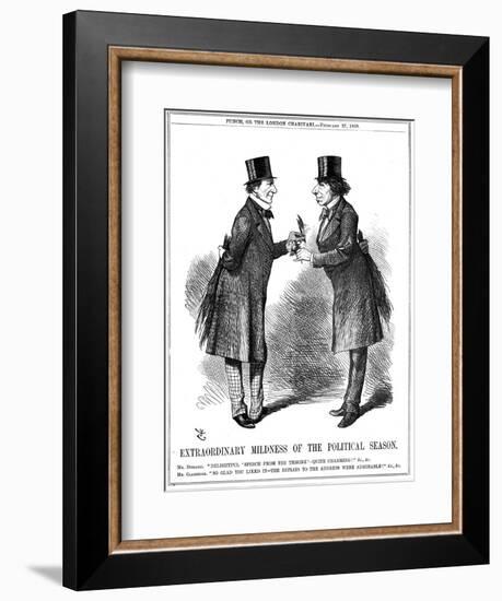 Extraordinary Mildness of the Political Season, 1869-John Tenniel-Framed Giclee Print