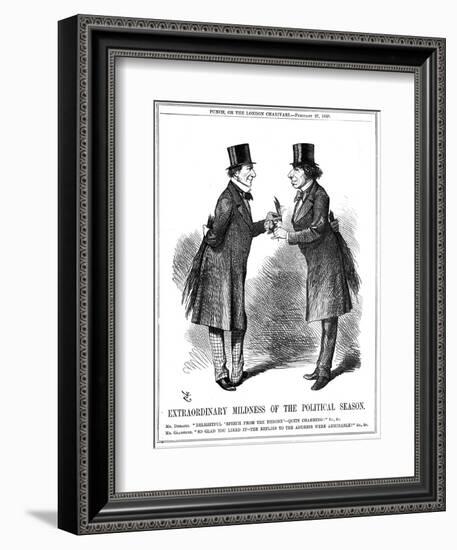 Extraordinary Mildness of the Political Season, 1869-John Tenniel-Framed Giclee Print