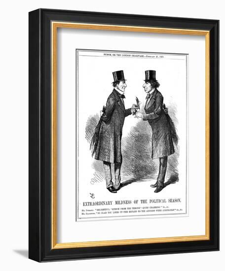 Extraordinary Mildness of the Political Season, 1869-John Tenniel-Framed Giclee Print