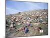 Extras Playing Dead People Hold Numbered Cards Between Takes During Filming of "Spartacus"-J^ R^ Eyerman-Mounted Photographic Print