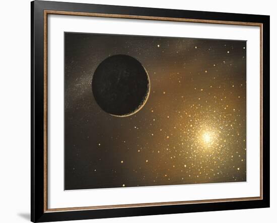 Extrasolar Planet, Artwork-Richard Bizley-Framed Photographic Print