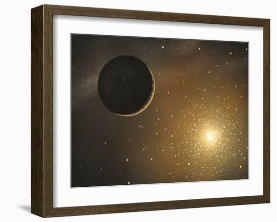 Extrasolar Planet, Artwork-Richard Bizley-Framed Photographic Print