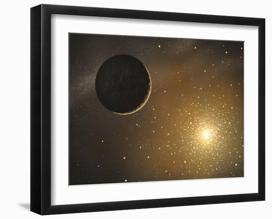 Extrasolar Planet, Artwork-Richard Bizley-Framed Photographic Print