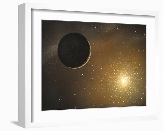 Extrasolar Planet, Artwork-Richard Bizley-Framed Photographic Print