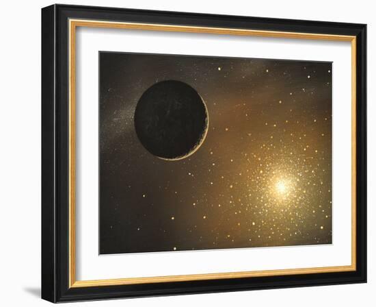 Extrasolar Planet, Artwork-Richard Bizley-Framed Photographic Print