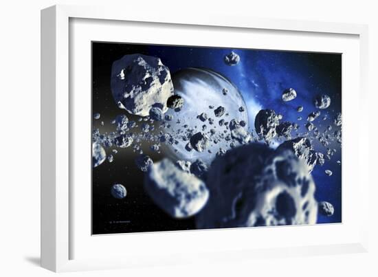Extrasolar Planet-Detlev Van Ravenswaay-Framed Photographic Print