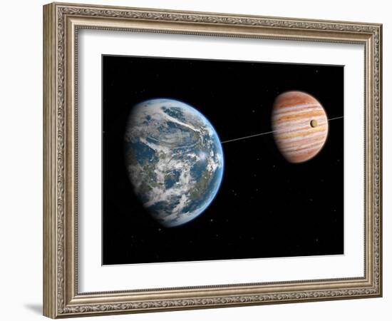Extrasolar System-Medardus-Framed Art Print
