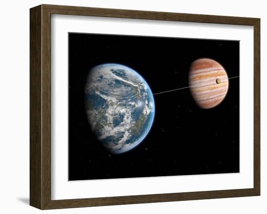 Extrasolar System-Medardus-Framed Art Print