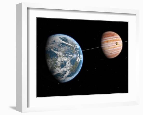 Extrasolar System-Medardus-Framed Art Print