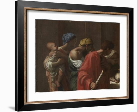 Extreme Unction, from the 'Seven Sacraments', 1638-40-Nicolas Poussin-Framed Giclee Print