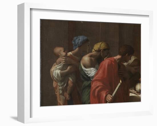 Extreme Unction, from the 'Seven Sacraments', 1638-40-Nicolas Poussin-Framed Giclee Print