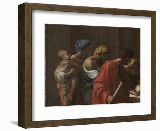 Extreme Unction, from the 'Seven Sacraments', 1638-40-Nicolas Poussin-Framed Giclee Print