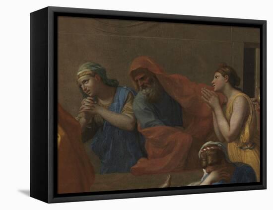 Extreme Unction, from the 'Seven Sacraments', 1638-40-Nicolas Poussin-Framed Premier Image Canvas