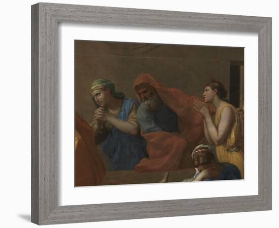 Extreme Unction, from the 'Seven Sacraments', 1638-40-Nicolas Poussin-Framed Giclee Print