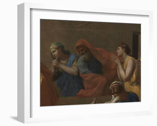 Extreme Unction, from the 'Seven Sacraments', 1638-40-Nicolas Poussin-Framed Giclee Print