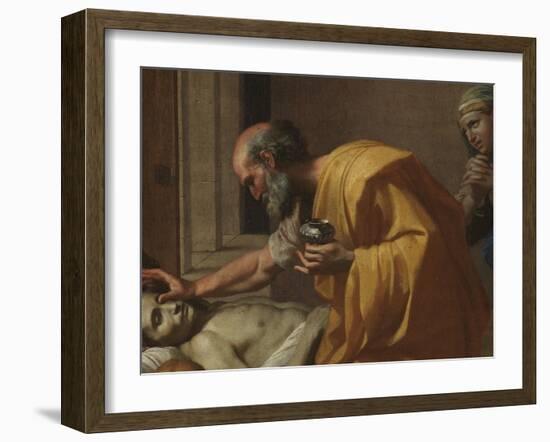 Extreme Unction, from the 'Seven Sacraments', 1638-40-Nicolas Poussin-Framed Giclee Print