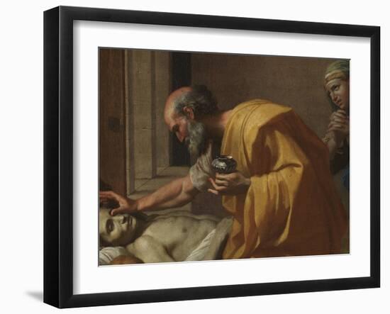 Extreme Unction, from the 'Seven Sacraments', 1638-40-Nicolas Poussin-Framed Giclee Print