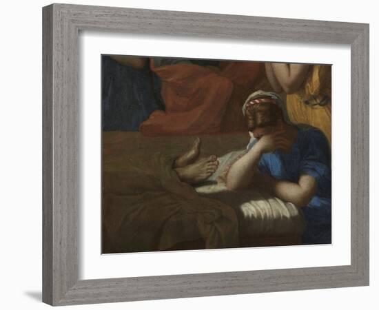 Extreme Unction, from the 'Seven Sacraments', 1638-40-Nicolas Poussin-Framed Giclee Print