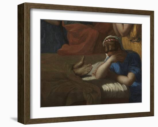 Extreme Unction, from the 'Seven Sacraments', 1638-40-Nicolas Poussin-Framed Giclee Print