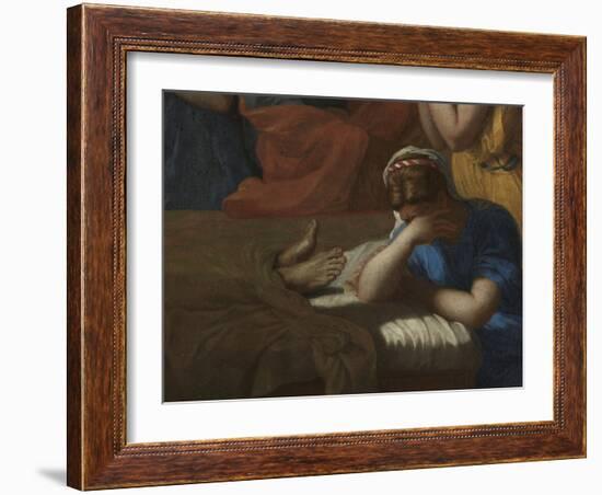 Extreme Unction, from the 'Seven Sacraments', 1638-40-Nicolas Poussin-Framed Giclee Print