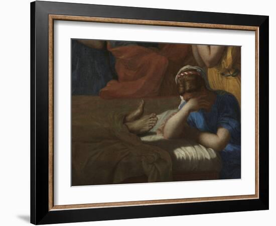 Extreme Unction, from the 'Seven Sacraments', 1638-40-Nicolas Poussin-Framed Giclee Print