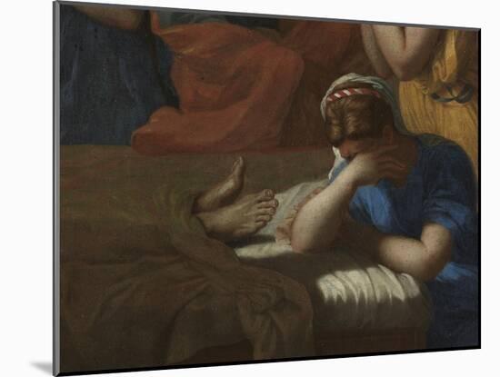 Extreme Unction, from the 'Seven Sacraments', 1638-40-Nicolas Poussin-Mounted Giclee Print