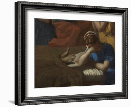 Extreme Unction, from the 'Seven Sacraments', 1638-40-Nicolas Poussin-Framed Giclee Print