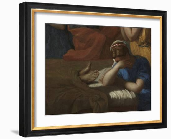 Extreme Unction, from the 'Seven Sacraments', 1638-40-Nicolas Poussin-Framed Giclee Print