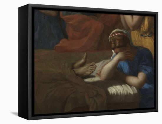 Extreme Unction, from the 'Seven Sacraments', 1638-40-Nicolas Poussin-Framed Premier Image Canvas
