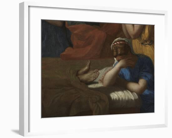 Extreme Unction, from the 'Seven Sacraments', 1638-40-Nicolas Poussin-Framed Giclee Print