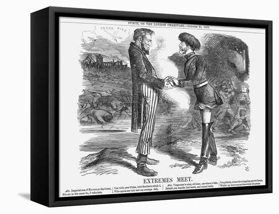 Extremes Meet, 1863-John Tenniel-Framed Premier Image Canvas