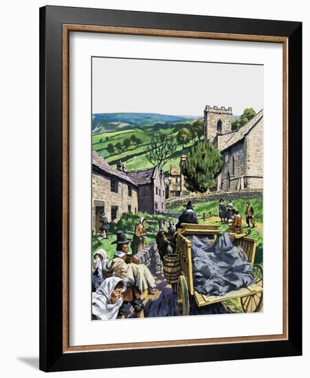 Eyam-English School-Framed Giclee Print