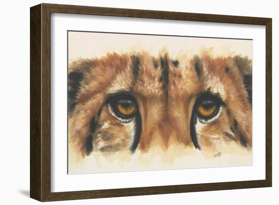 Eye-Catching Cheetah-Barbara Keith-Framed Giclee Print