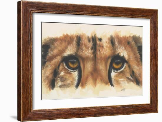 Eye-Catching Cheetah-Barbara Keith-Framed Giclee Print