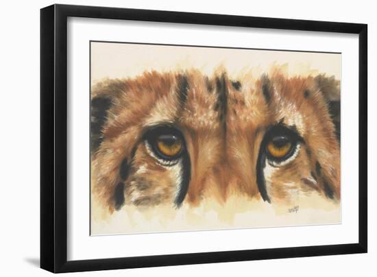 Eye-Catching Cheetah-Barbara Keith-Framed Giclee Print