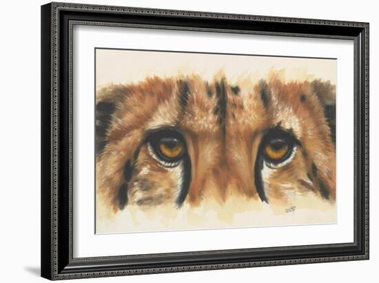 Eye-Catching Cheetah-Barbara Keith-Framed Giclee Print