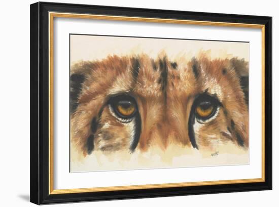 Eye-Catching Cheetah-Barbara Keith-Framed Giclee Print