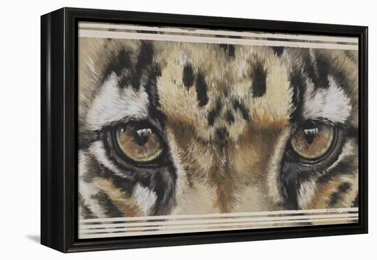 Eye-Catching Clouded Leopard-Barbara Keith-Framed Premier Image Canvas