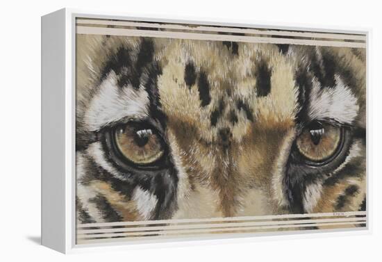 Eye-Catching Clouded Leopard-Barbara Keith-Framed Premier Image Canvas