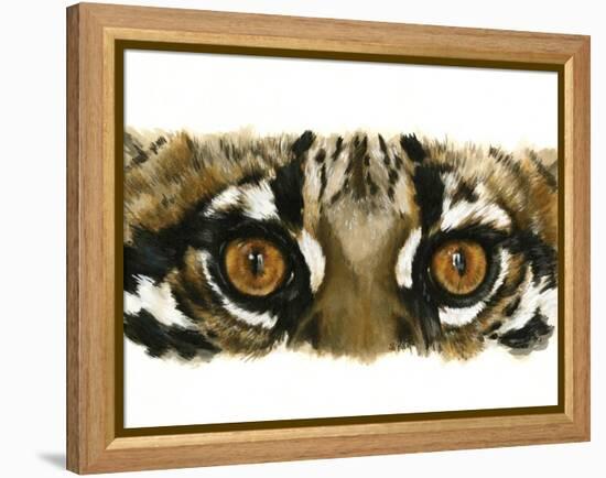 Eye Catching Ocelot-Barbara Keith-Framed Premier Image Canvas