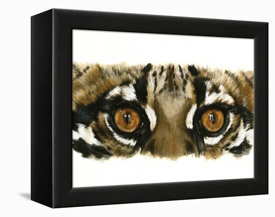 Eye Catching Ocelot-Barbara Keith-Framed Premier Image Canvas