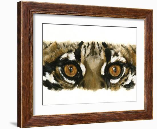 Eye Catching Ocelot-Barbara Keith-Framed Giclee Print