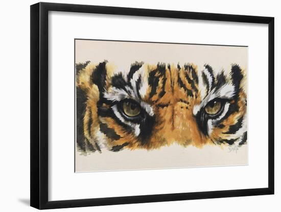 Eye-Catching Tiger-Barbara Keith-Framed Premium Giclee Print