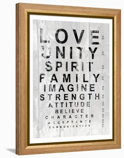 Eye Chart I-Andrea James-Framed Stretched Canvas