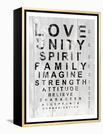 Eye Chart I-Andrea James-Framed Stretched Canvas