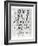 Eye Chart I-Andrea James-Framed Premium Giclee Print