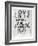 Eye Chart I-Andrea James-Framed Art Print