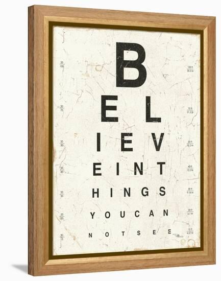 Eye Chart I-Jess Aiken-Framed Stretched Canvas