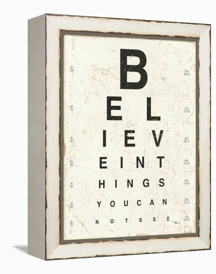 Eye Chart I-Jess Aiken-Framed Stretched Canvas