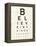 Eye Chart I-Jess Aiken-Framed Stretched Canvas